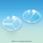 SciLab Wisd Φ90 PS 2- & 3-Compartment Petri Dish