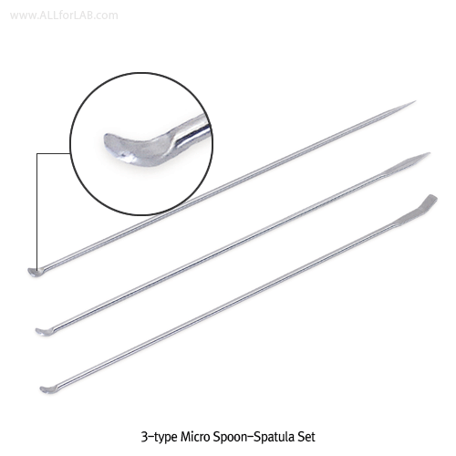 SciLab 3-type Micro Spoon-Spatula Set