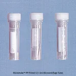 SIMPORT PP Printed 0.5~2㎖ Sterile Microcentrifuge TubeWith HDPE Lip Seal Screwcap