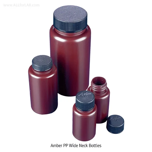 Scilabware PP Amber Large-neck Bottle