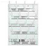 SciLab Wall-mounting PVC & Stainless-steel Drying Rack