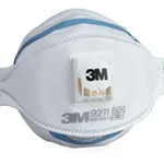 Thermo Fisher Scientific 3M Three-Panel Particulate N95 Respirator w/ Exhalation Valve