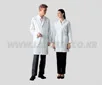 AS ONE Lab White Half Coat (Off-White), 백의 하프 코트