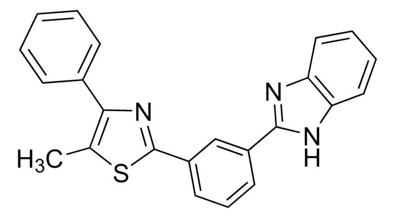 Merck 2-[3-(2-Benzimidazolyl)-phenyl]-5-methyl-4-phenyl-thiazole