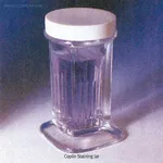 WHEATON White Screwcap Coplin Staining Jar