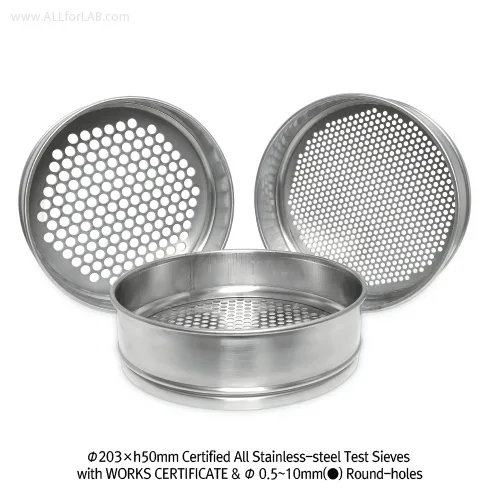 CEDACERIA Φ203×h50mm Certified All Stainless-steel Test Sieve