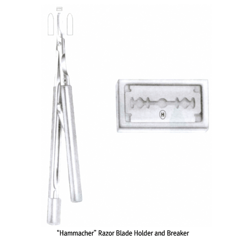 HAMMACHER Razor Blade Holder and Breaker