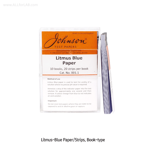 Johnson Test Papers Litmus-Blue · Red · Neutral (Book & Roll-type) Paper