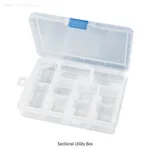 BRAIN PP Sectional Utility Box with Divider & Hinged Locking Lid
