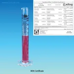 WITEG A-class ASTM / USP and DIN / ISO Standard Graduated Cylinder