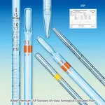 WITEG Premium USP Standard AS-class Serological Graduated Pipet