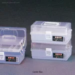 National PP Combi-Box with 2 Raising Divided Tray & Clear LidWith 2 Drawers Inside