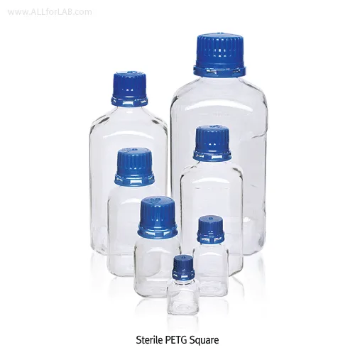 TRIFOREST ENTERPRISES Sterile PETG Square / Octagonal Media Bottle