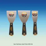 산업용 스텐 헤라3개 세트 3pcs Stainless-steel Putty Knife Set