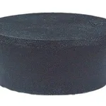 Thermo Fisher Scientific Cole-Parmer Standard Size 15 Solid Black Rubber Stoppers