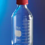 Corning PYREX Round Media Storage Bottles, with High Temperature Cap