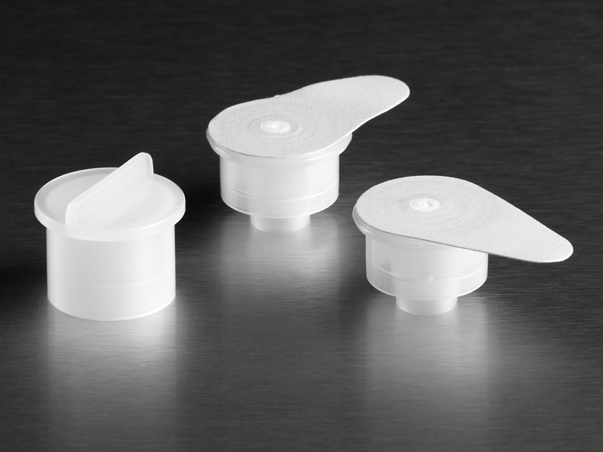 Corning Filter Adapter Caps [2] and Solid Overcap [1] for Corning Universal Caps