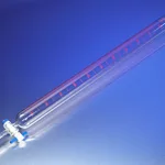 Corning PYREX Dispensing Burets, Colored Scale, Straight Bore Product Standard PTFE Stopcock Plug