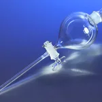 Corning PYREX Globe-shaped Separatory Funnels, Glass Standard Taper Stopper, Product Standard Taper Stopcock