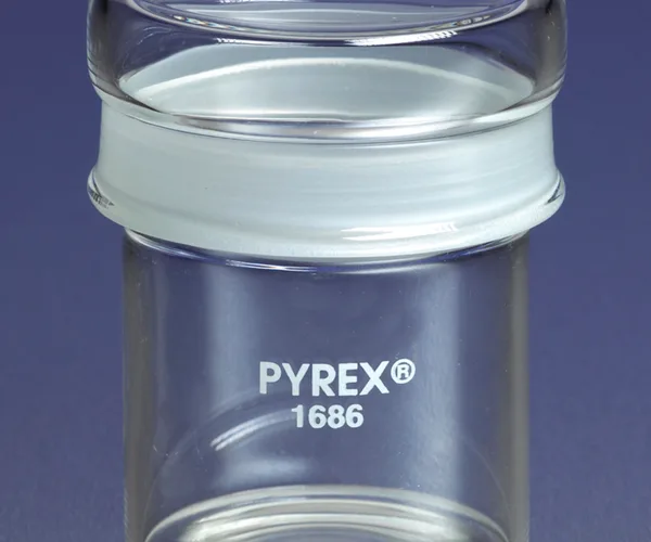 Corning PYREX Standard Weighing Bottles with Short Length External Standard Taper Joints