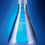 Corning PYREX Erlenmeyer Flask with 40/35 Standard Taper Joint, without Tubulation