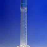 Corning PYREXPLUS Single Metric Scale Cylinders, Protective Coating, Graduated, To Deliver