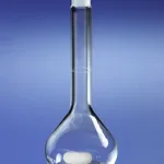 Corning PYREX Class A Volumetric Flask with Polyethylene Standard Taper Stopper