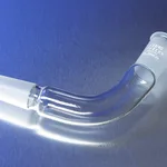 Corning PYREX 105° Angled Tube Adapter with Two-Way 24/40 Standard Taper Joints