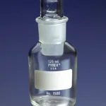 Corning PYREX 125 mL Wide Mouth Reagent Storage Bottles with PYREX Stopper