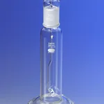 Corning PYREX Bottle, Gas Washing, Tall Form, Fritted Disc, Standard Taper Stopper