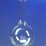 Corning PYREX Long Neck Boiling Flask, Round Bottom, Tooled Mouth