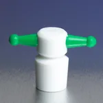 Corning PYREX Standard Taper Stopper, PTFE, Key-hole, Color-coded