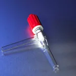 Corning PYREX Product Standard Stopcock, Body, Rotaflo PTFE High Performance, Two-way, 90° Angle, Plain Bore