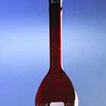 Corning PYREX Class A Low Actinic Volumetric Flask with PYREX Standard Taper Stopper, Flask Only