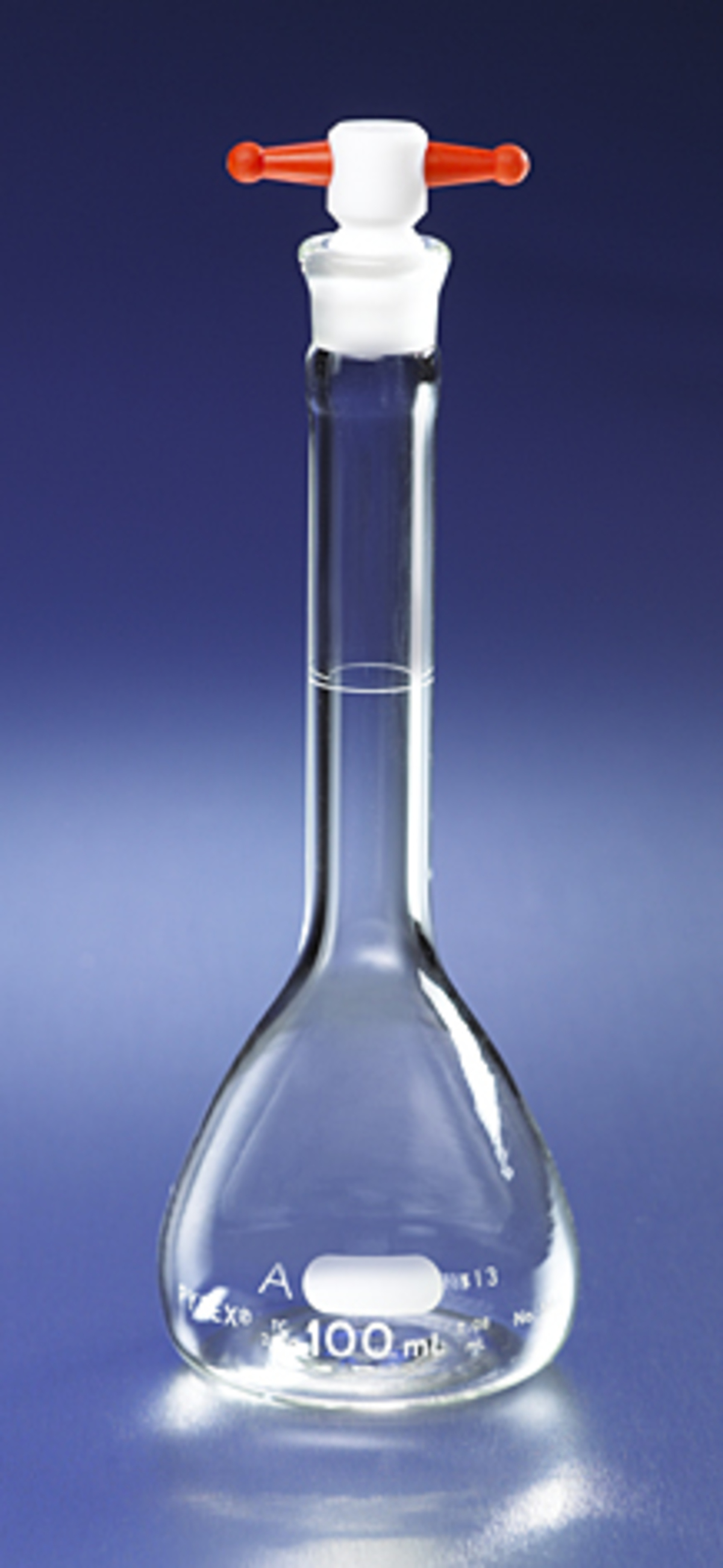 Corning PYREX Class A Volumetric Flask with PTFE Stopper