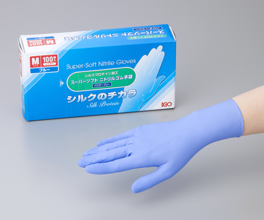 AS ONE Soft Nitrile Rubber Glove(Powder-Free), 소프트 니트릴 고무장갑(파우더프리·좌우겸용)