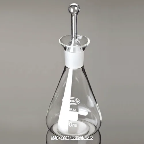 Glassco 250 & 500㎖ Iodine Flask