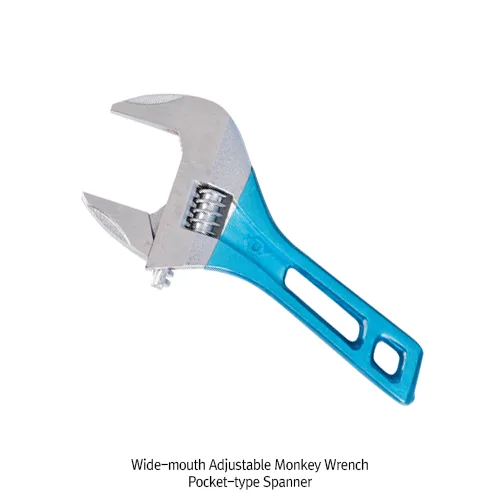 Wide-mouth Adjustable Monkey Wrench
