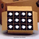 WHEATON Clear Glass Narrow Neck Bottle