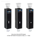 HELLMA Ultra-micro Cells with PE Stopper or Openwith Pipette Tips Quartz