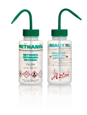 Merck Azlon Multi-Lingual Unvented Wash Bottles