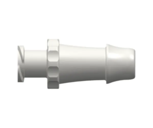 Female Luer Thread Style to 500 Series Barb, 1/4` (6.4 mm) ID Tubing