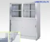 AS ONE Stainless Steel Cabinet (Upper Glass Door / Lower Stainless Door), 스테인리스 보관장 (상부 유리문/ 하부 스테인리스 문)