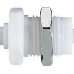 Thermo Fisher Scientific Quick-Disconnect Panel-Mount Hose Barb Insert , Straight-thru, Delrin, 3/8 in. ID