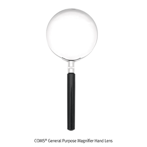 Daihan Science COMS General Purpose Magnifier Hand Lens, ×3·×5, Magnifying PowerWith Clear whi