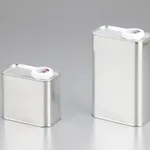 AS ONE Industrial Square Metal Can, 각형 금속캔