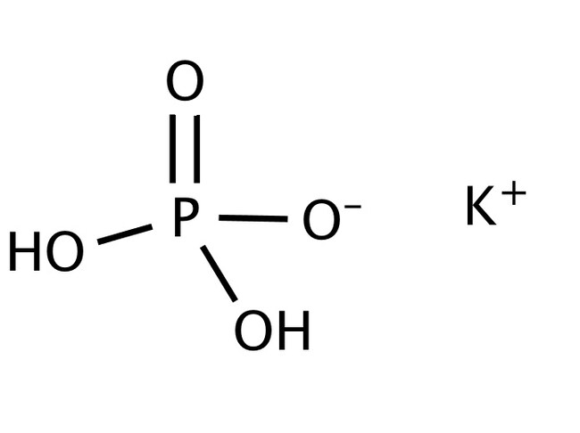 Thermo Fisher Scientific Potassium dihydrogen phosphate, 98.0-100.5% (dried basis), crystals, NF, Multi-Compendial, GMP, J.T.Baker