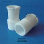 COWIE PTFE 반응조 뚜껑용 NPT 스크류 표준 소켓 조인트 Accessory NPT-PTFE Screw Standard Taper Socket Joint