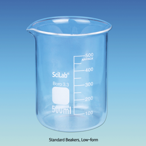 SciLab Popular Standard Glass Beakers
