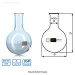 SCHOTT DURAN Round Bottom Flasks